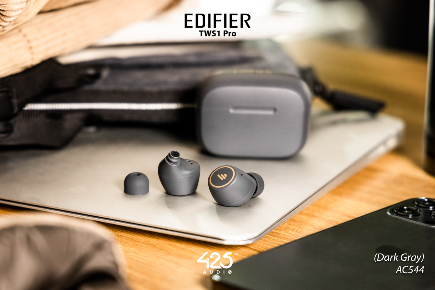 edifier tws1 pro,edifier,ivory,dark grey,bluetooth5.2,aptx,adaptive,หูฟัง,หูฟังไร้สาย,ip65,เสียงดี,ราคาถูก